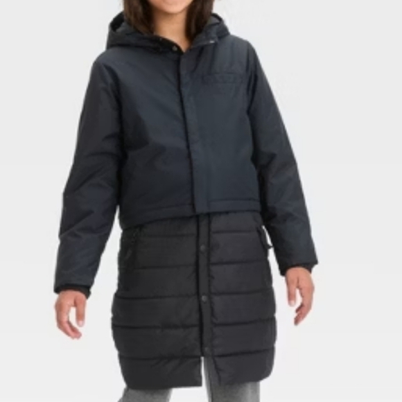 all in motion Other - NWT All In Motion 3 In 1 Mid Length Jacket With skirt & Hood